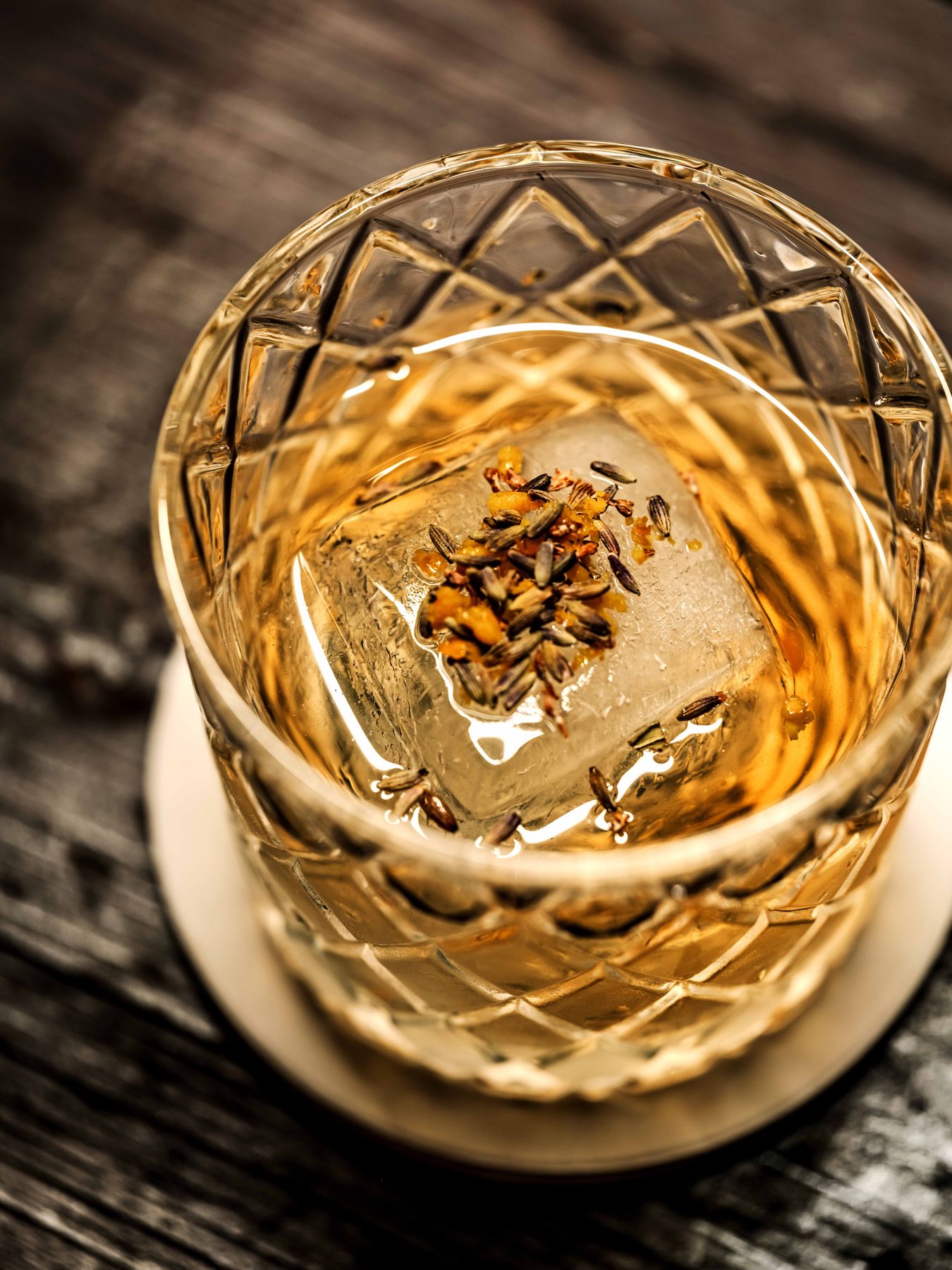 A signature cocktail at Sub-Mission, the hidden cocktail lounge in Union Square, New York