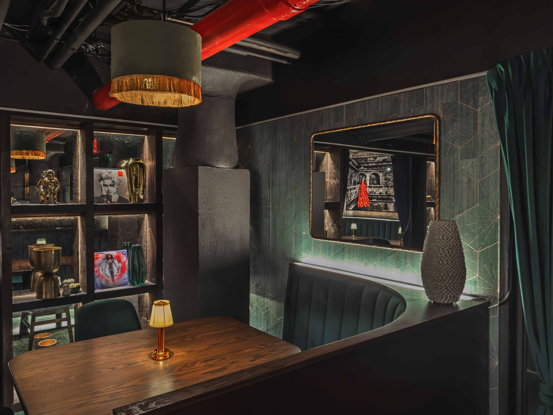 Inside the lounge in the 65-seat lounge below East 17th Street