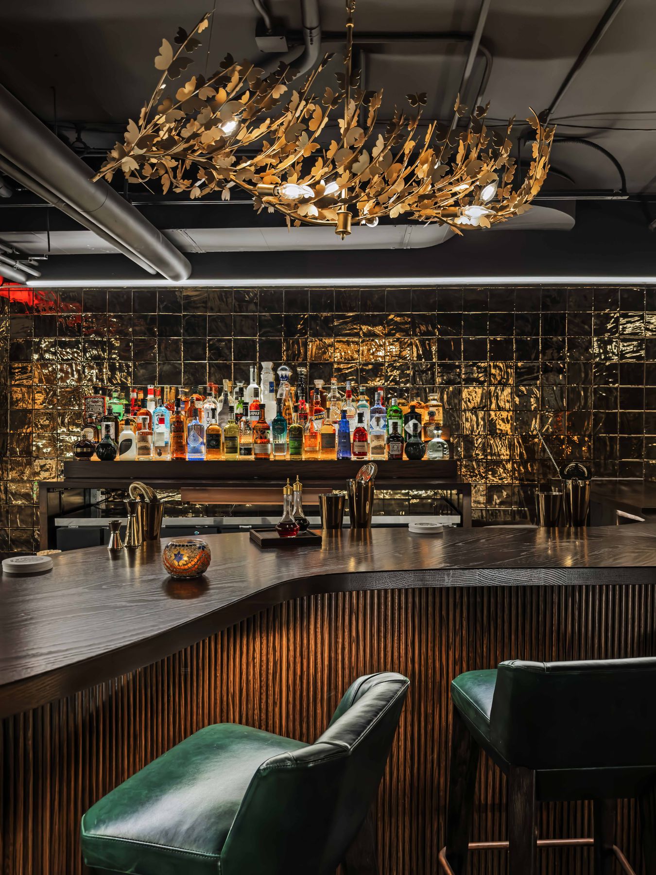 Inside the lounge in the 65-seat lounge below East 17th Street